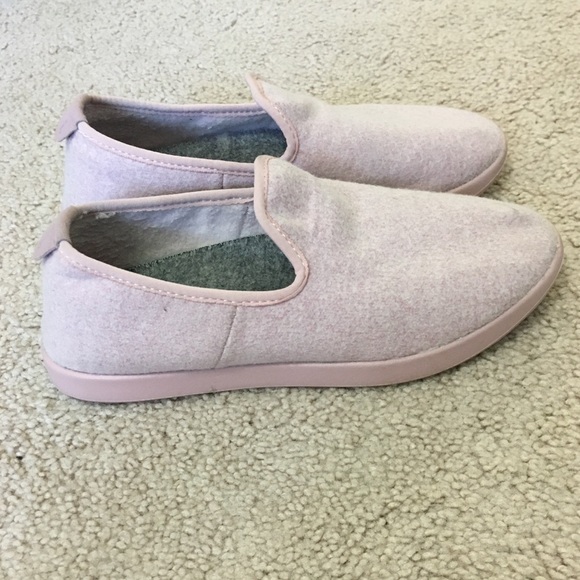 allbirds Shoes - AllBirds Pink Wool Loungers Slip On, Size 6